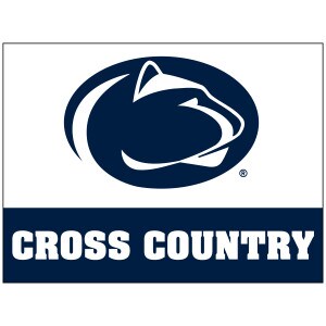 removable sticker with Penn State Athletic Logo above Cross Country